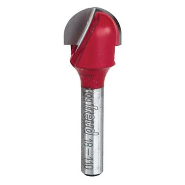 Round Nose Router Bit - 1/4" SH - Cutting Radius:5/16" - Diameter:5/8" - Cutting Length:7/16"